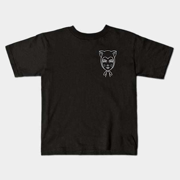 Feline Kids T-Shirt by vangarc